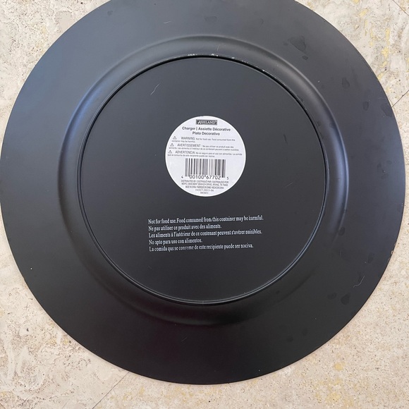 6 Charger Plates Gold 13” Diameter Acrylic - Most W/Orig Sticker -Ashland- NEW - Picture 4 of 6